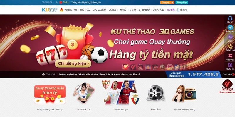 Kế hoạch phát triển Kubet được đầu tư chi tiết