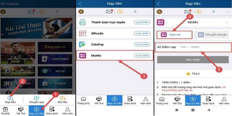 Ví momo - Lựa chọn an toàn cho giao dịch Kubet
